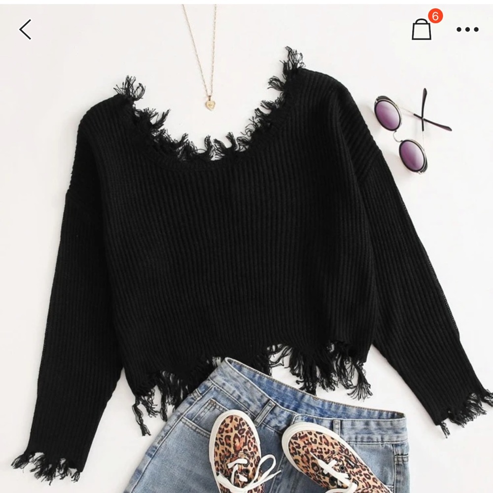 Black sweater